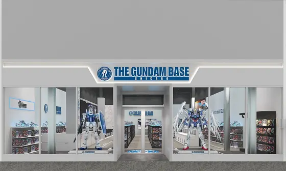 Storefront of THE GUNDAM BASE CHICAGO