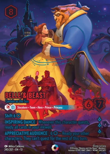 Belle and Beast, Certain as the Sun: an Iconic card from Attack of the Vine!