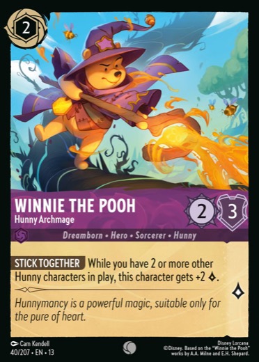 Winnie the Pooh, Hunny Archmage: the regular Common card