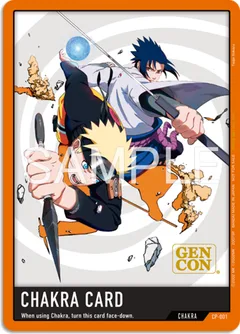 CP-001 Chakra Card, Gen Con 2026 version, with a GEN CON logo in the lower right of the art