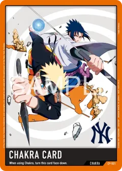 CP-001 Chakra Card, New York Yankees version, with the NY logo in the lower right of the art