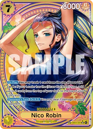 EB-03 Nico Robin SP card