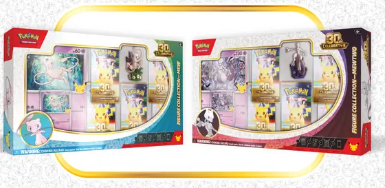 The 30th Celebration Figure Collections, Mew and Mewtwo